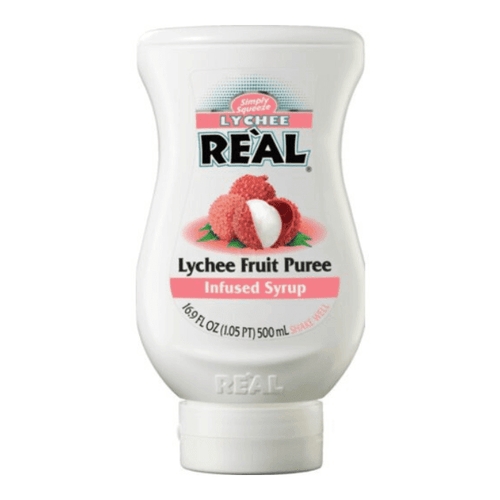 Reàl Lychee Fruit Puree Infused Syrup, 16.9 oz Coffee & Beverages Real 
