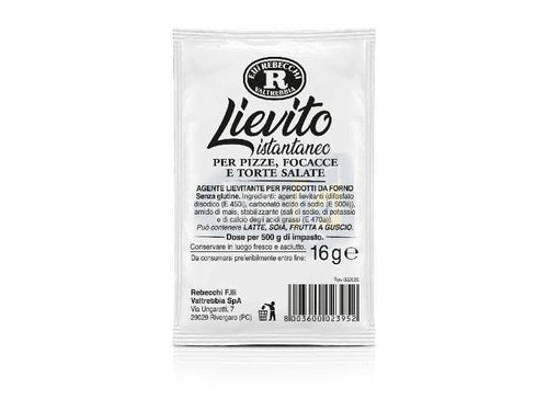 Rebecchi Yeast Lievito for Pizza, 16 grams