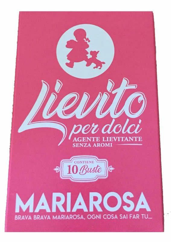 Rebecchi Yeast Lievito for Sweets, 10 Packs (16 grams)