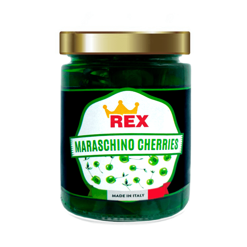 Rex Green Maraschino Cherries, 14.1 oz Fruits & Veggies Rex 
