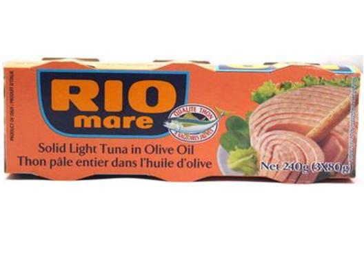 Rio Mare Solid Light Tuna in Olive Oil - 3 cans (
