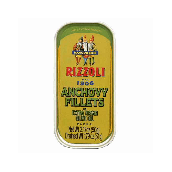 Rizzoli Anchovy Fillets in Olive Oil, 3.17 oz Seafood Rizzoli 