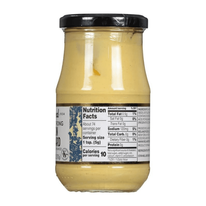 Roland Extra Strong Dijon Mustard, 13 oz Supermarket Italy