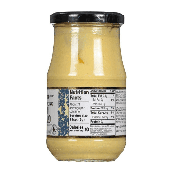 Roland Extra Strong Dijon Mustard, 13 oz Sauces & Condiments Roland 