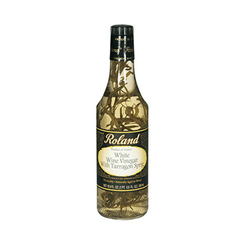 Roland White Wine Vinegar with Tarragon Sprig, 16.9 oz Oil & Vinegar Supermarket Italy 