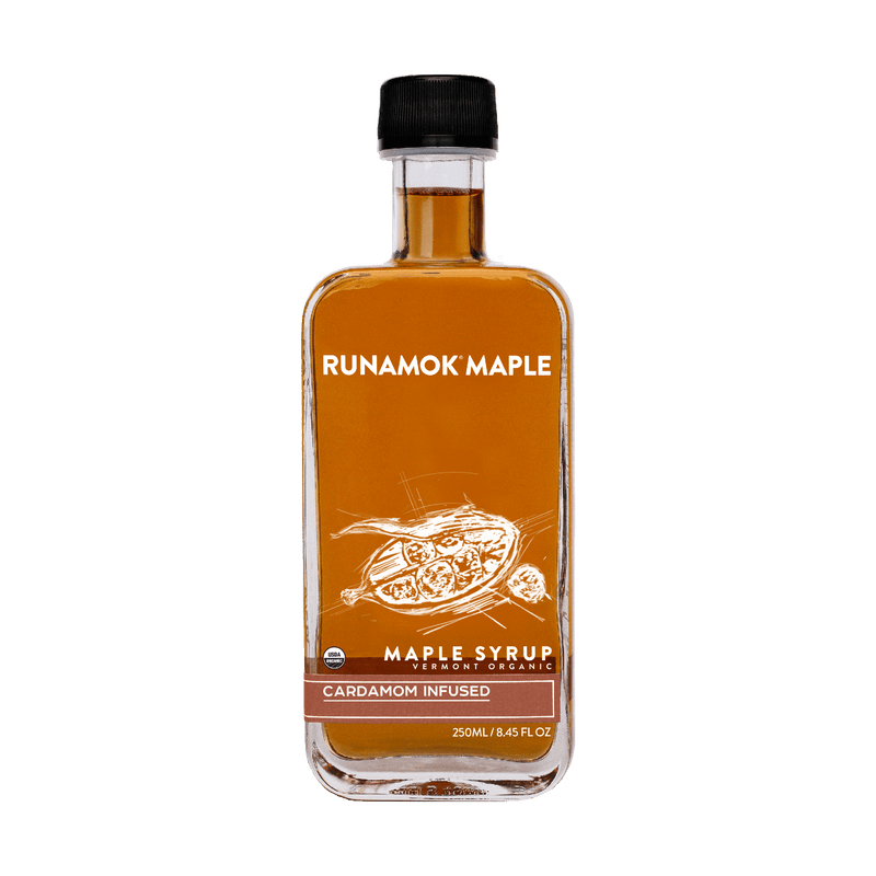 Runamok Maple Organic Cardamom Infused Maple Syrup, 8.45 oz