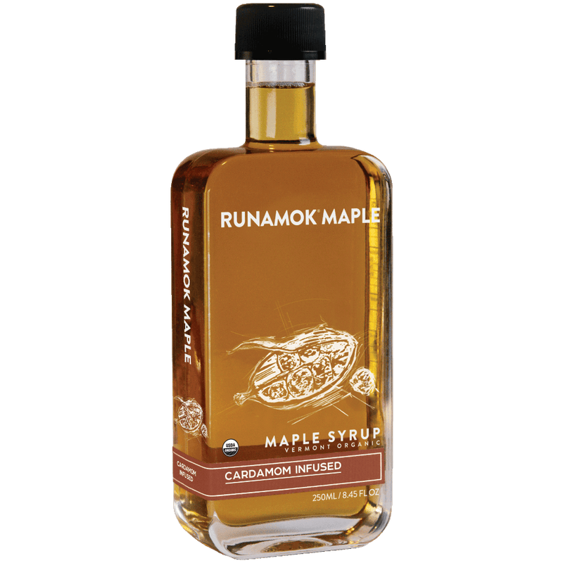 Runamok Maple Organic Cardamom Infused Maple Syrup, 8.45 oz