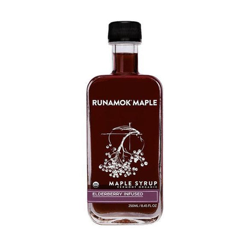 Runamok Maple Organic Elderberry Infused Maple Syrup, 8.45 oz Pantry Runamok 