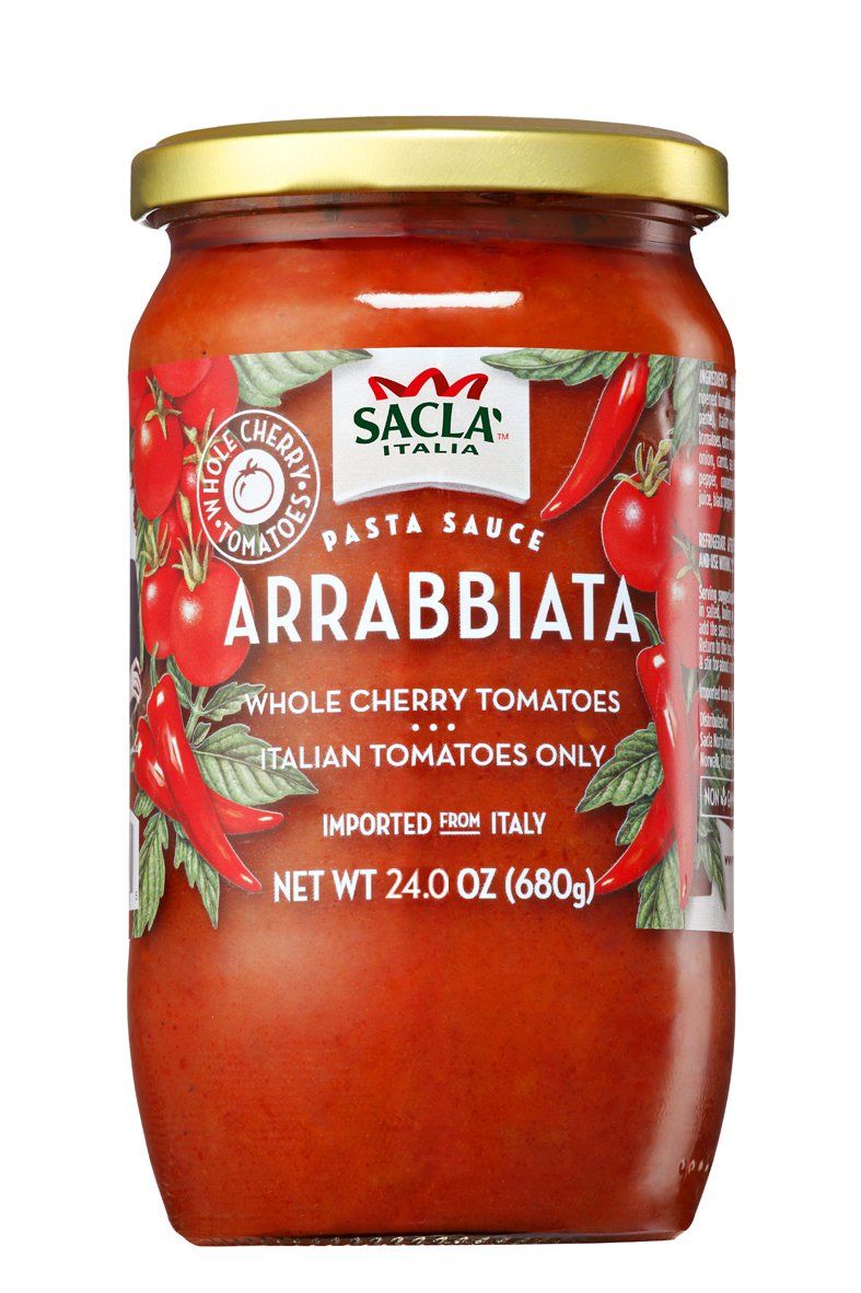 Sacla Whole Cherry Tomatoes Arrabbiata Pasta Sauce, 24 oz Sauces & Condiments Sacla 