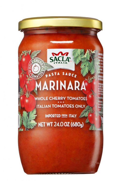 Sacla Whole Cherry Tomatoes Marinara Pasta Sauce, 24 Oz Sauces & Condiments Sacla 