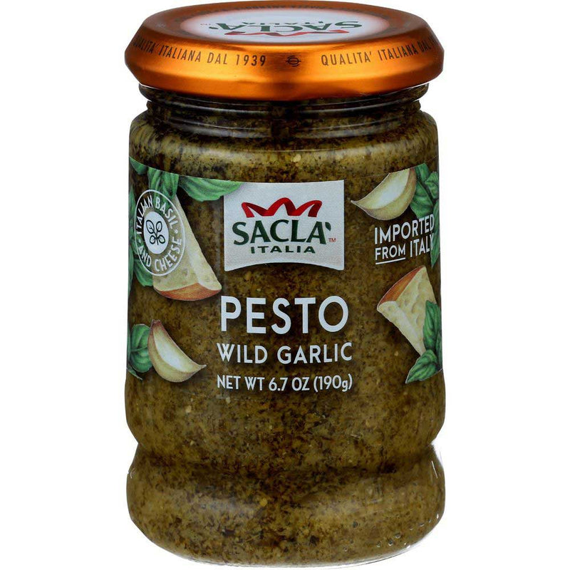 Sacla Wild Garlic Pesto, 6.7 oz Sauces & Condiments Sacla 