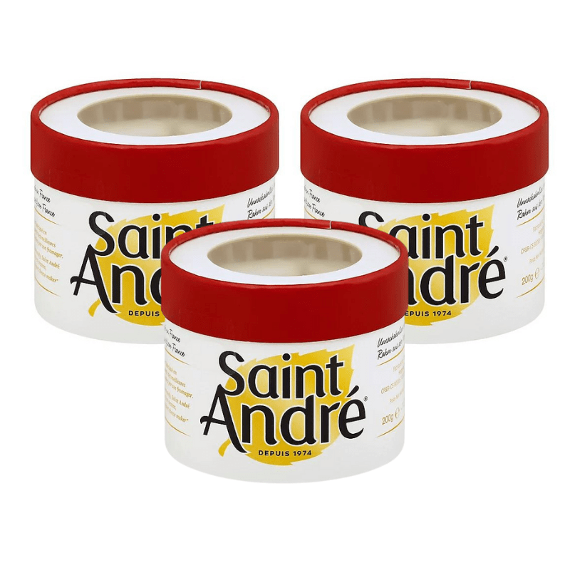 Saint Andre Triple Creme Soft Ripened Cheese, 7 oz [Pack of 3] Cheese vendor-unknown 