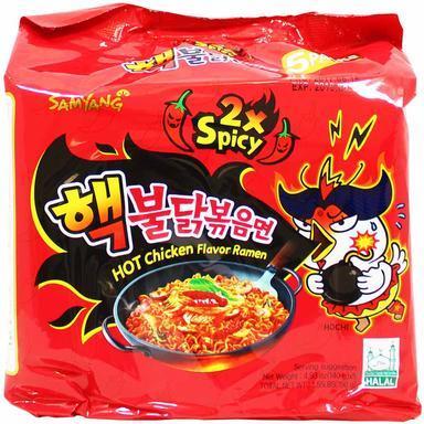 Samyang Nuclear 2X Spicy Chicken Ramen, 4.9 oz (Pack of 5)