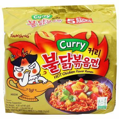 Samyang Spicy Chicken Curry Ramen, 4.9 oz (Pack of 5)