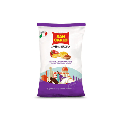 San Carlo Paprika Potato Chips, 1.76 oz Sweets & Snacks San Carlo 