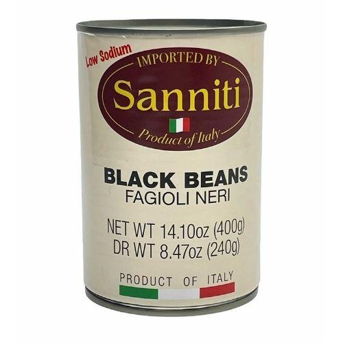 Sanniti Black Beans Can, 14 oz Pasta & Dry Goods Sanniti 