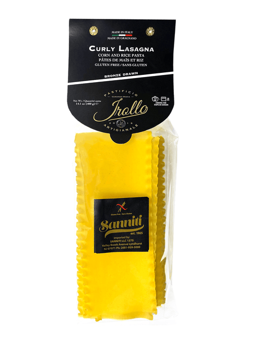 Sanniti by Irollo Gluten Free Curly Lasagna, 17.6 oz Pasta & Dry Goods Sanniti 
