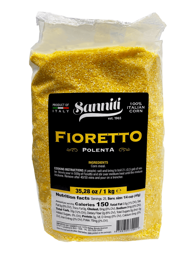 Sanniti Corn Meal Fioretto Polenta, 2.2 Lbs Pasta & Dry Goods Sanniti 