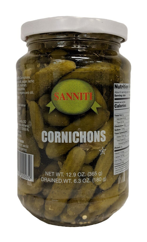 Sanniti Cornichons - 12.9 oz