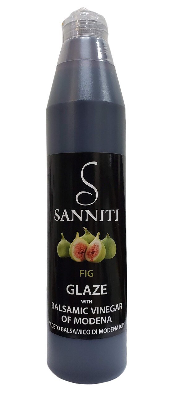 Sanniti Fig Glaze Balsamic Vinegar, 12.8 oz