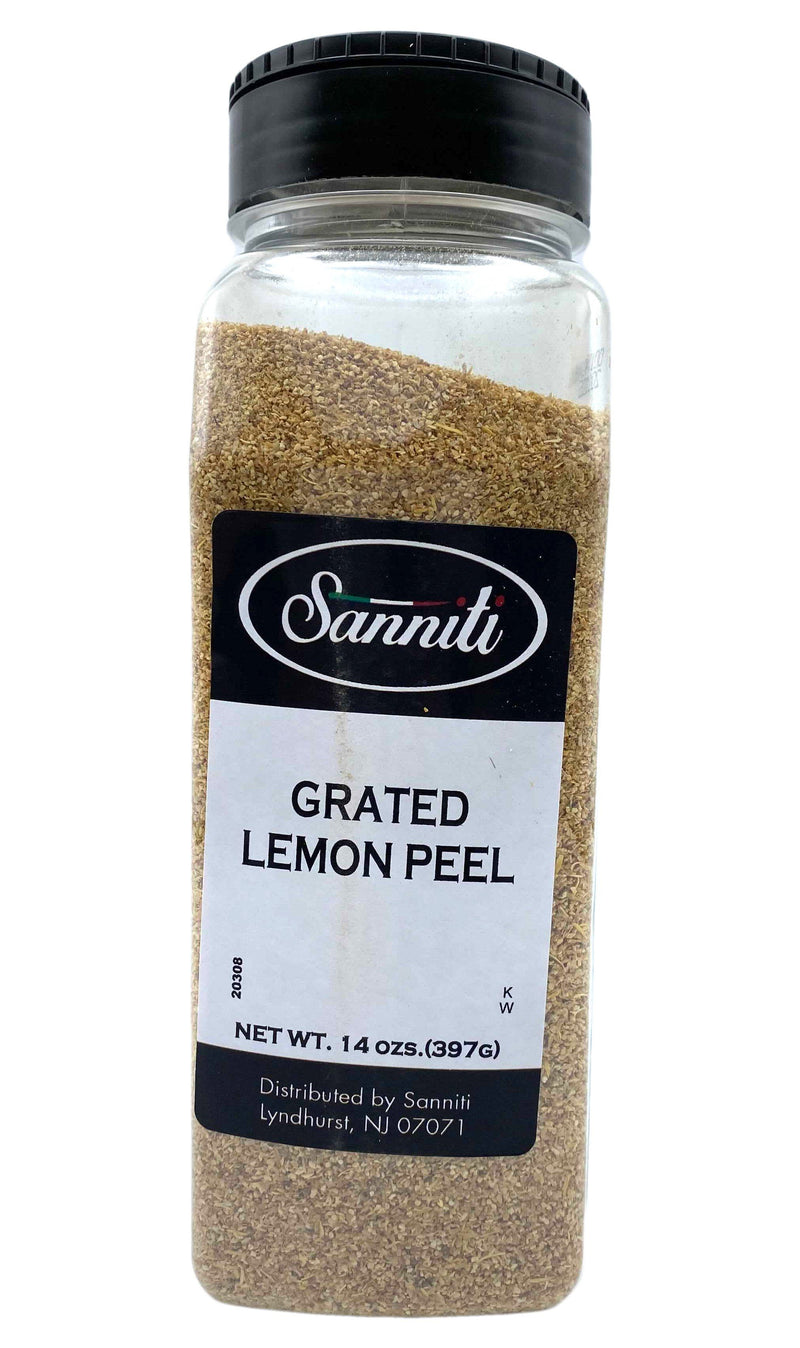 Sanniti Grated Lemon Peel, 14 oz (397 g) Pantry Sanniti Sanniti Grated Lemon Peel, 14 oz (397 g)