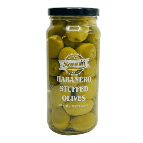 Sanniti Habanero Stuffed Olives,16 oz Olives & Capers Sanniti 