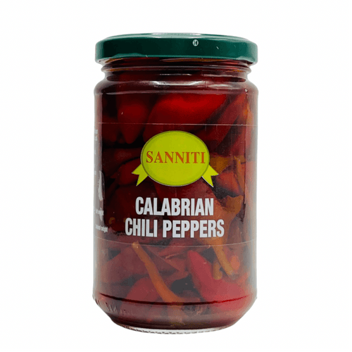 Sanniti Italian Calabrian Hot Long Chili Peppers, 10 oz Fruits & Veggies Sanniti 