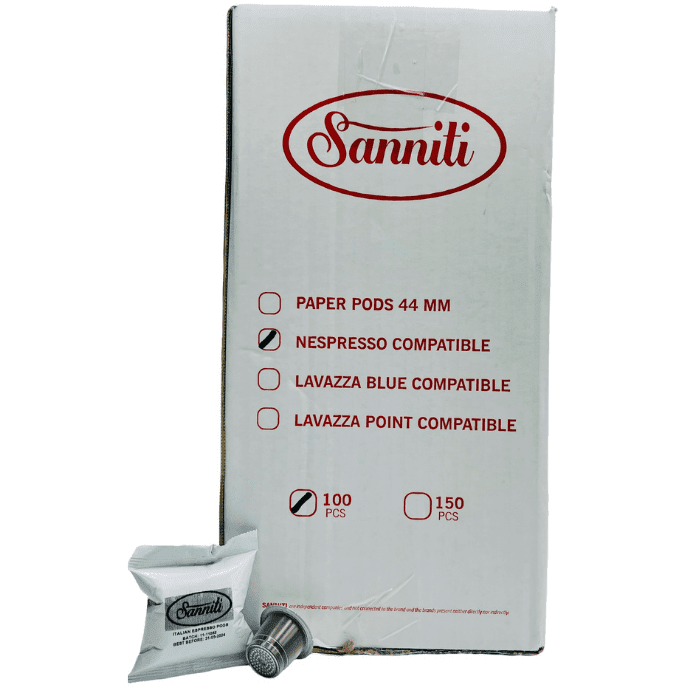 Sanniti Italian Espresso Nespresso Pods, 100 Pods Coffee & Beverages Sanniti 