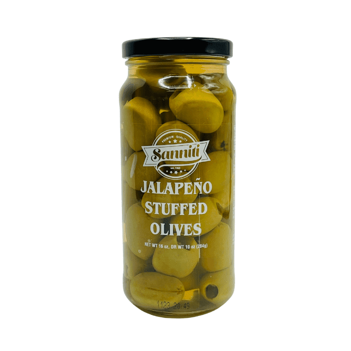 Sanniti Jalapeno Stuffed Olives,16 oz Olives & Capers Sanniti 