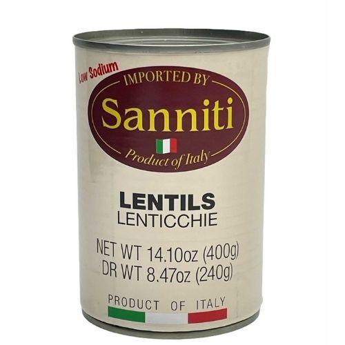 Sanniti Lentils Can, 14 oz Pasta & Dry Goods Sanniti 