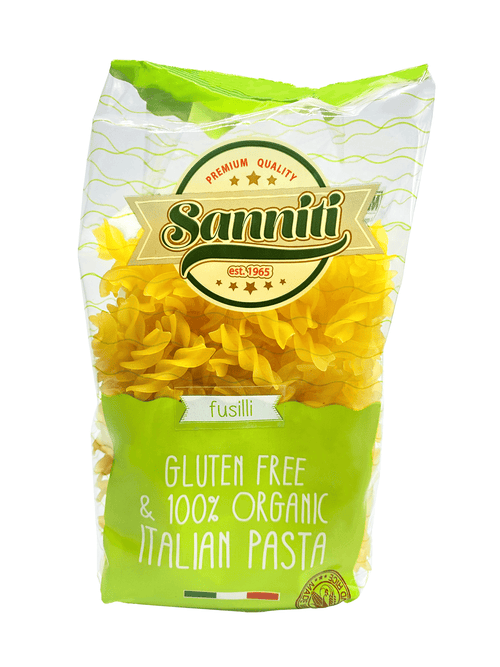 Sanniti Organic Fusilli Gluten Free Pasta, 8.8 oz Pasta & Dry Goods Sanniti 