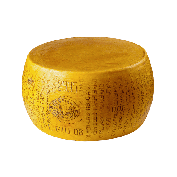 Sanniti Red Cow Parmigiano Reggiano DOP Aged 24 Months, 82 Lbs