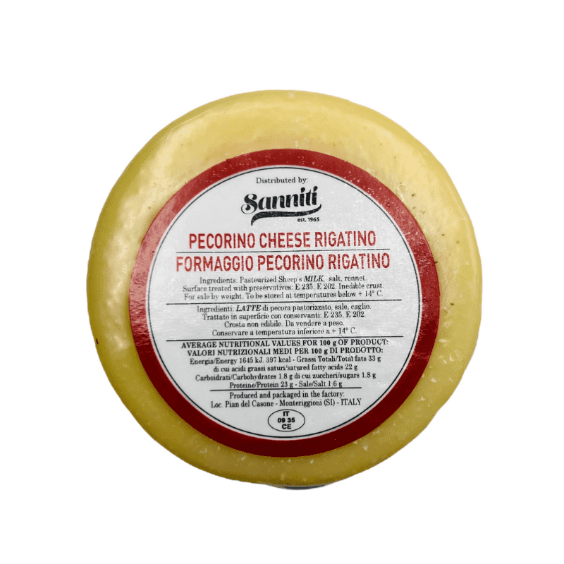 Sanniti Pecorino Rigatino, 1 Lb Cheese Sanniti 