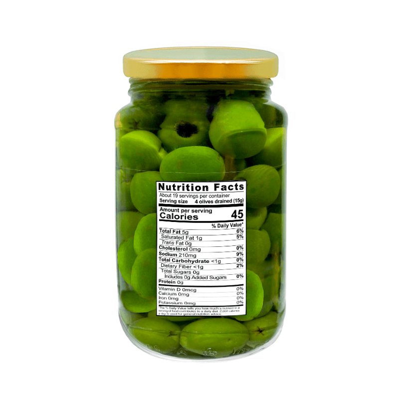 Sanniti Pitted Castelvetrano Olives Jar, 19 oz Supermarket Italy