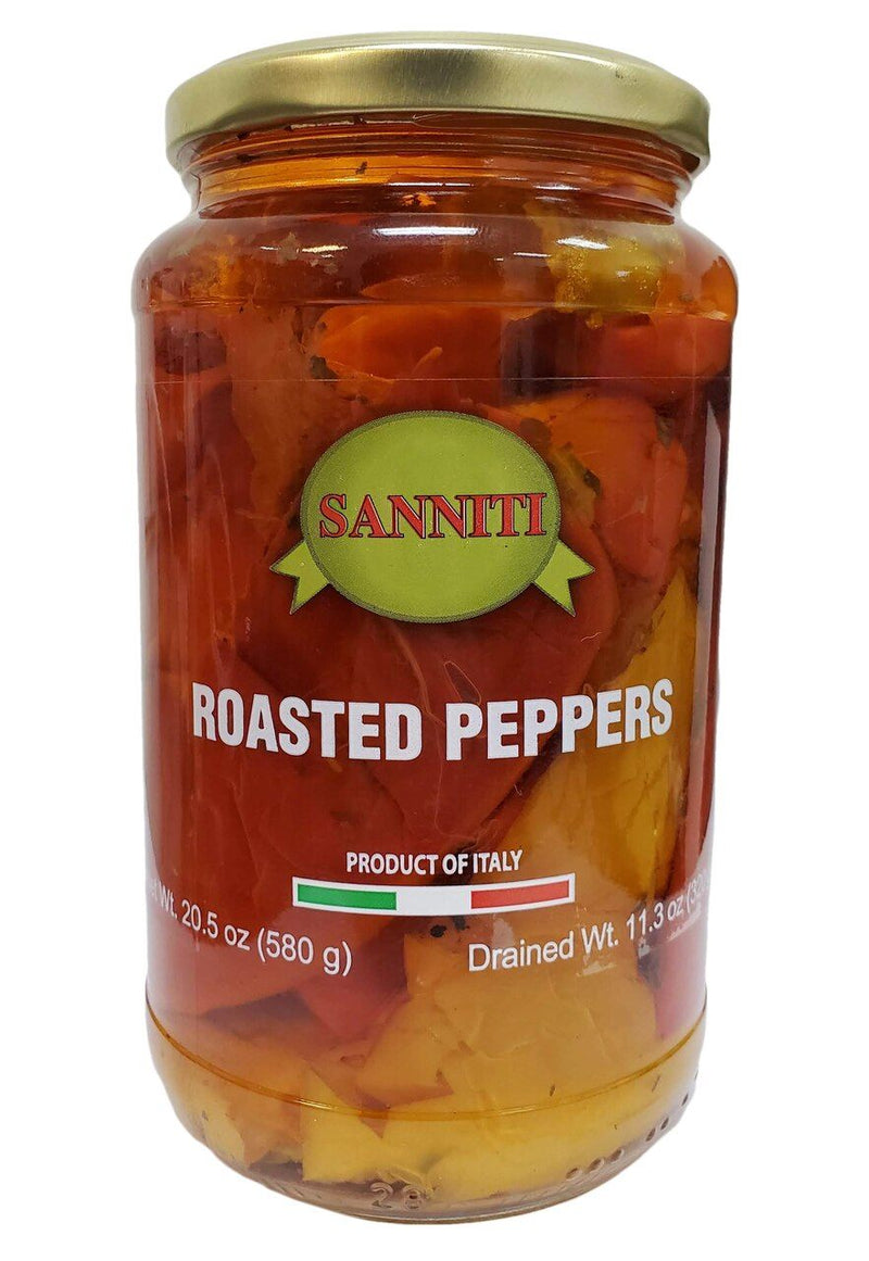 Sanniti Roasted Peppers Jar, 20.5 oz