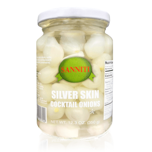 Sanniti Silver Skin Cocktail Onions, 12.3 oz Fruits & Veggies Sanniti 