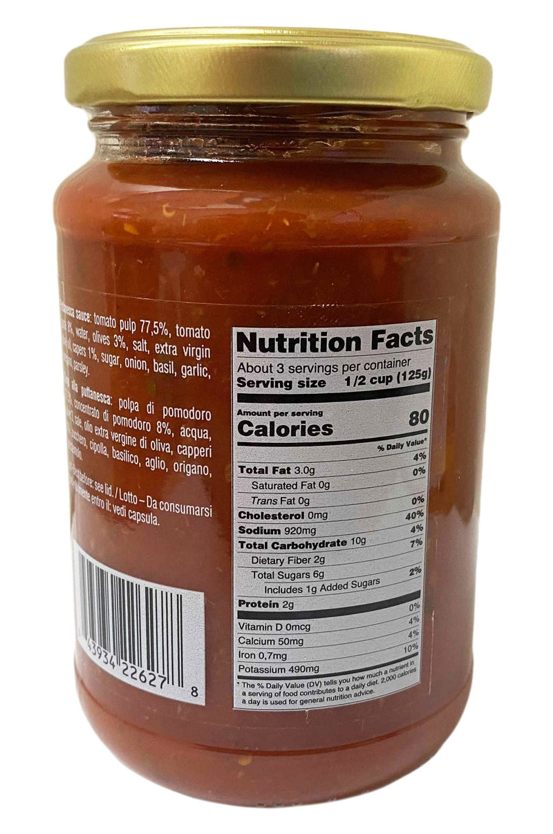 Sanniti Sugo Alla Puttanesca, 12.3 oz