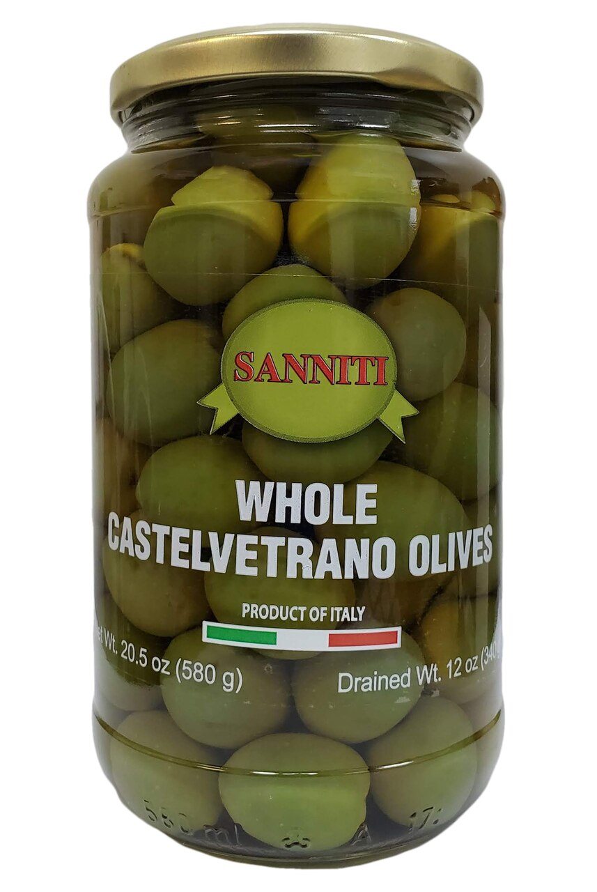 Sanniti Whole Castelvetrano Olives Jar, 20.5 Oz | Supermarket Italy