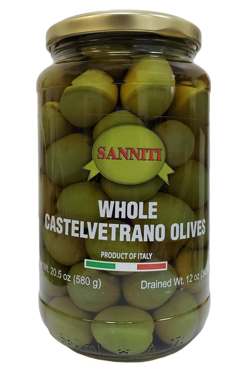 Sanniti Whole Castelvetrano Olives Jar, 20.5 oz
