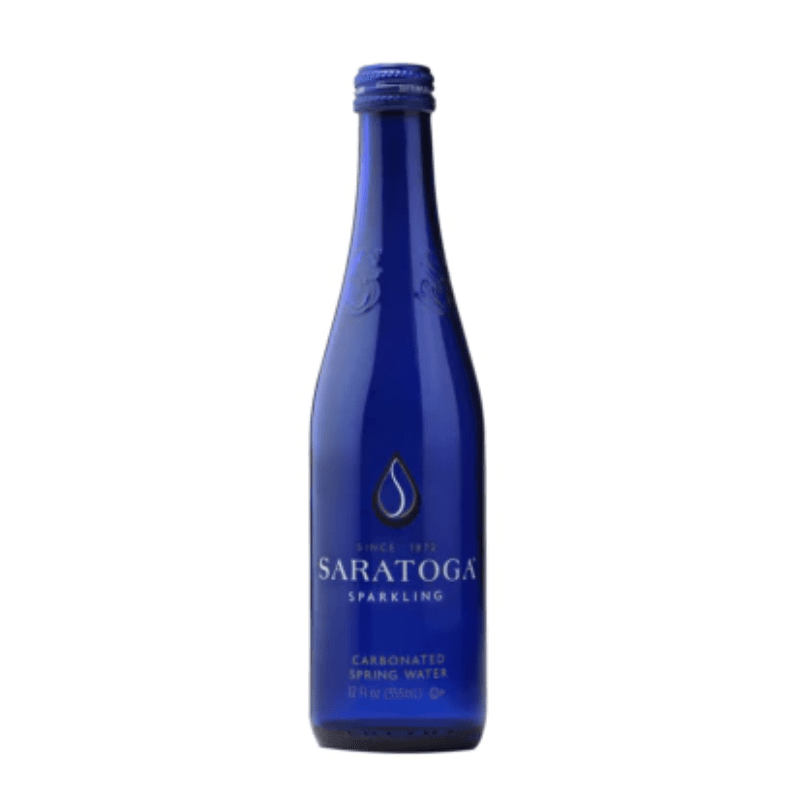Saratoga Sparkling Water Glass Bottle, 12 oz Beverages Saratoga 