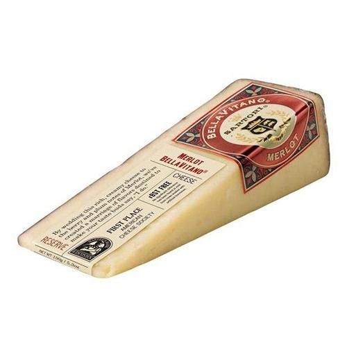Sartori Merlot Bellavitano Wedge, 5.3 oz [PACK of 2] Cheese Sartori 