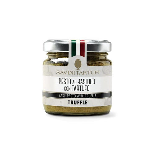 Savini Tartufi Basil Pesto With Truffle, 6.35 oz (180 g) Pantry Savini 