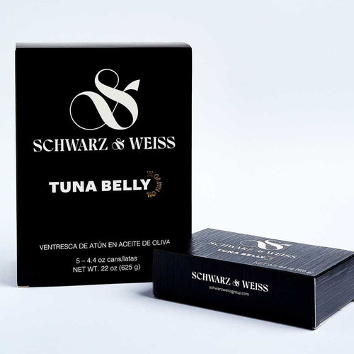 Schwarz & Weiss Yellowfin Tuna Belly in Olive Oil, 4.4 oz Seafood vendor-unknown 
