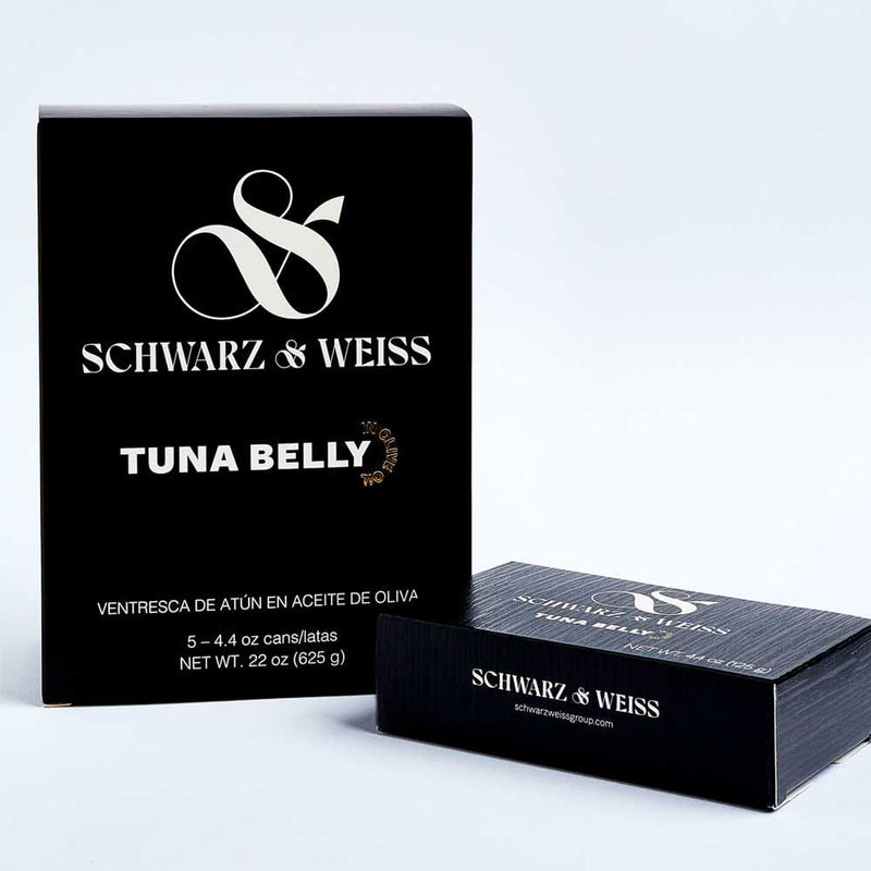 Schwarz & Weiss Yellowfin Tuna Belly in Olive Oil, 4.4 oz Seafood vendor-unknown 