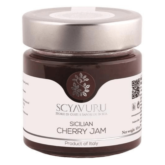 Scyavuru Sicilian Cherry Jam, 8.8 oz Pantry Scyavuru 