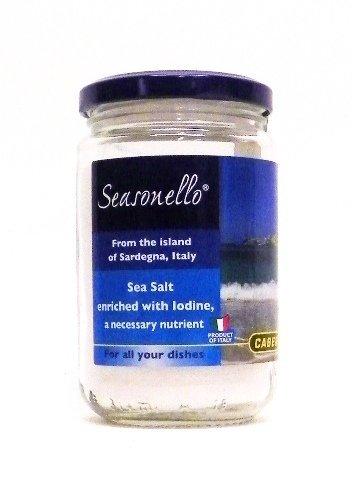 Seasonello Fine Sea Salt Enriched with Iodine - 10.5 oz