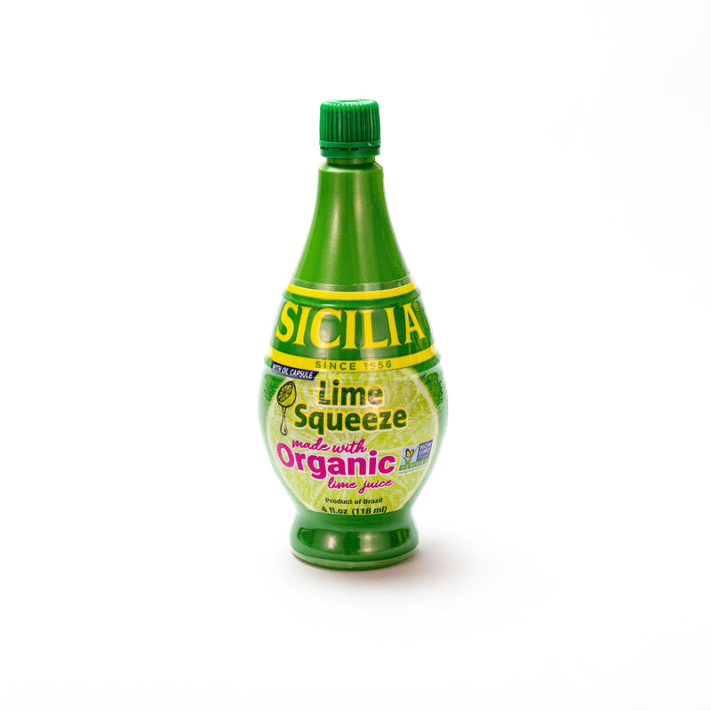 Sicilia Organic Lime Squeeze with Lime Juice, 4 oz