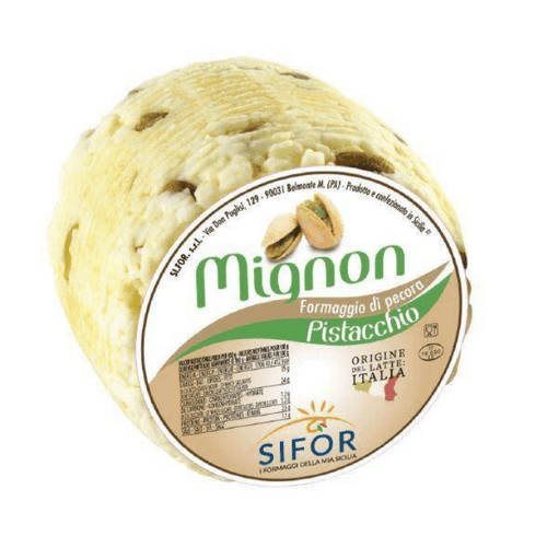 Sifor Mignon Primo Sale Sicilian Pecorino with Pistachio, 2 Lbs Cheese Sifor 