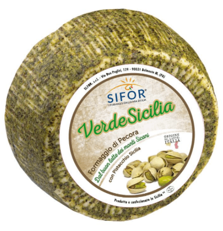 Sifor Pecorino with Pistachio on Rind, 14 oz Cheese Sifor 
