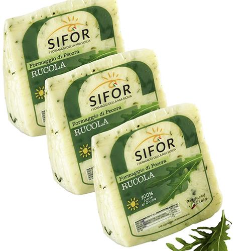 Sifor Pecorino with Rucola, 14.8 oz [Pack of 3] Cheese Sifor 